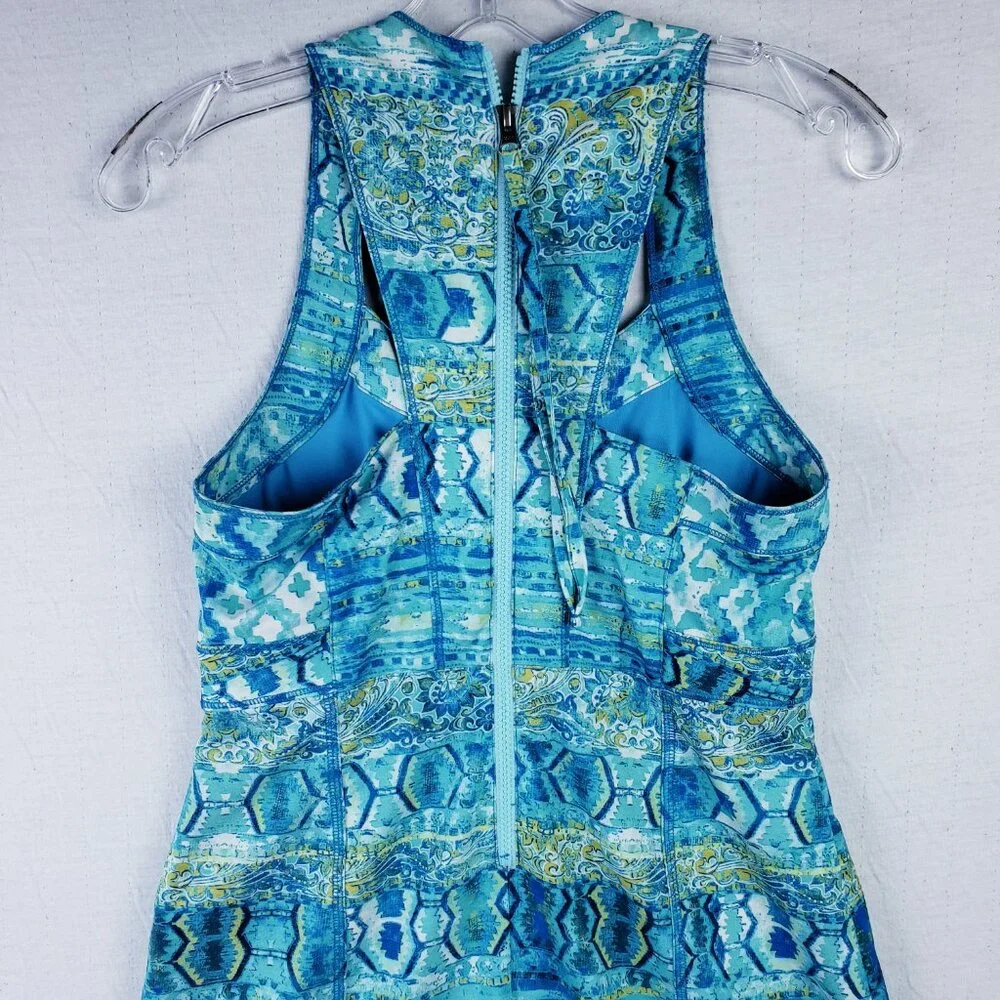 Title Nine Nimblene Dress Abstract Print size 2 Travel Sporty Active Pickleball